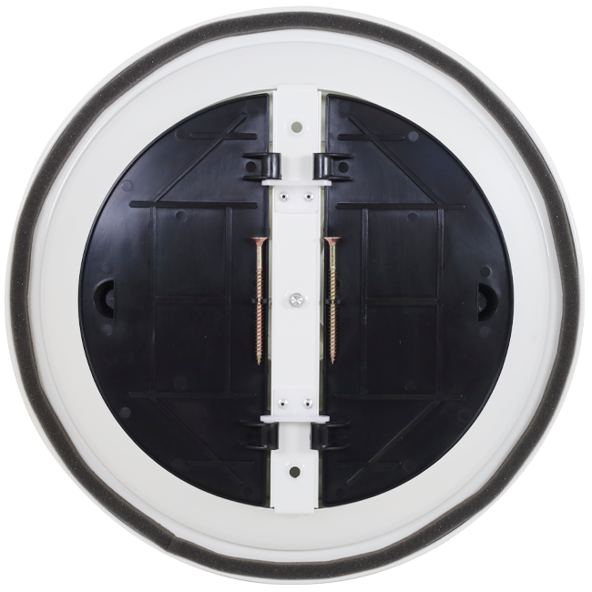 Diffusore a soffitto rotondo con motivo fisso Ø 350 mm - RAL9010