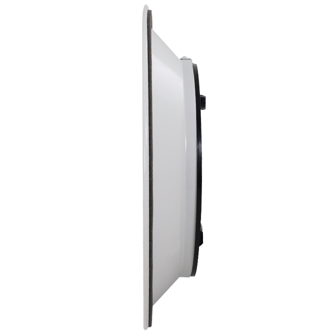 Diffusore a soffitto rotondo con motivo fisso Ø 350 mm - RAL9010