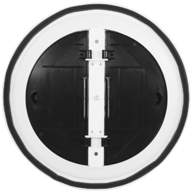 Diffusore a soffitto rotondo con motivo fisso Ø 250 mm - RAL9016