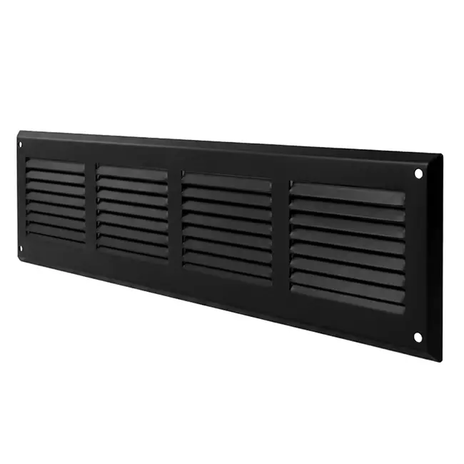 Diffusore a parete 300x100mm in alluminio - RAL9005 30% lucido