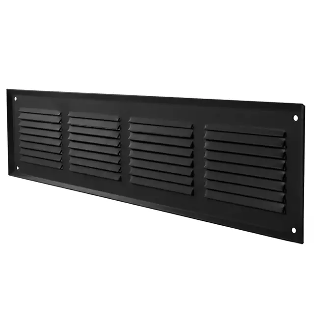 Diffusore a parete 300x100mm in alluminio - RAL9005 30% lucido