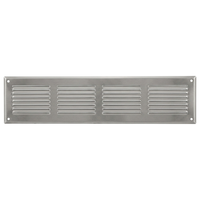 Griglia a parete 500x100 mm in alluminio non rivestito