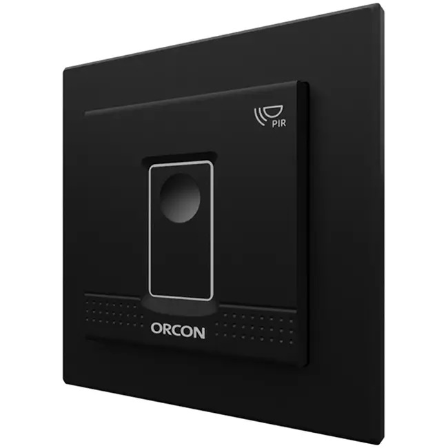 Copertura nera per sensore di movimento Orcon da incasso 15RF