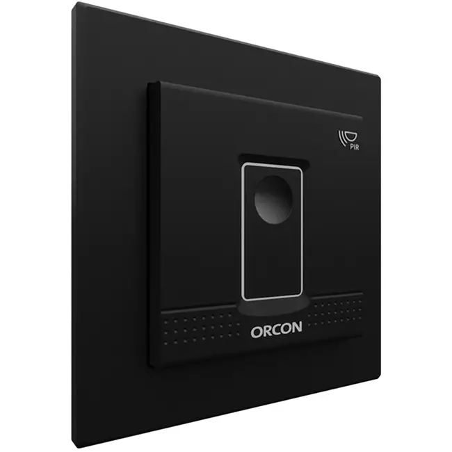 Copertura nera per sensore di movimento Orcon da incasso 15RF