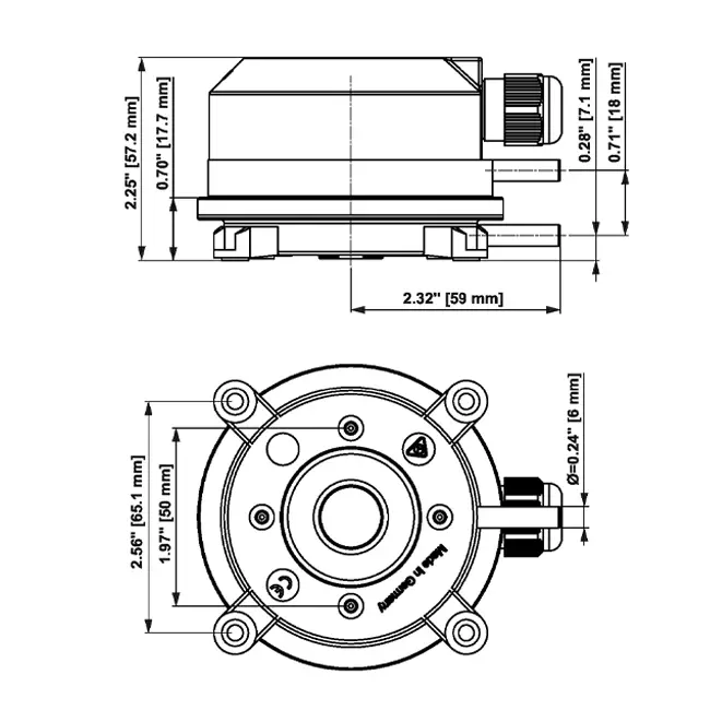 Pressostato differenziale Belimo da 50 a 500 Pa - 01APS-10U