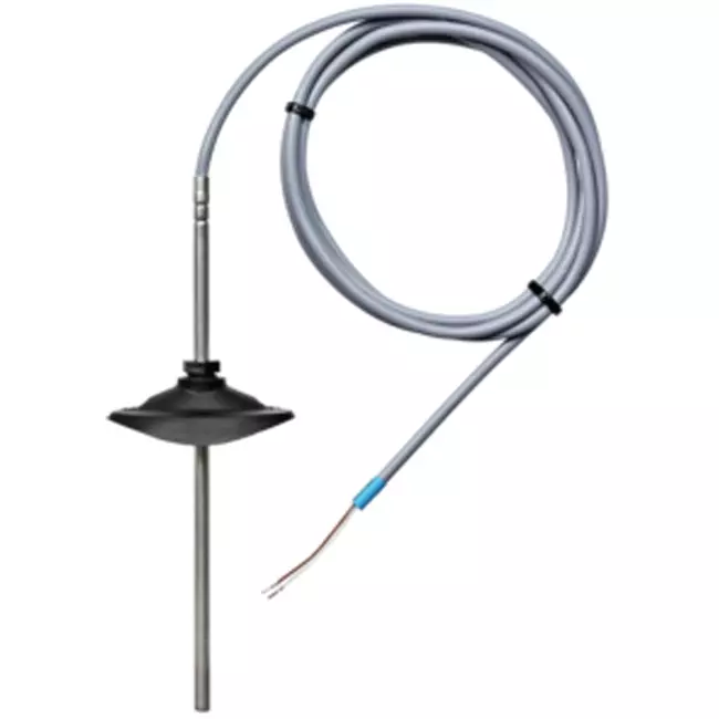 Sensore di temperatura a cavo Belimo PT1000 200x6 mm - 2 metri con flangia di montaggio - 01CT-1BPF