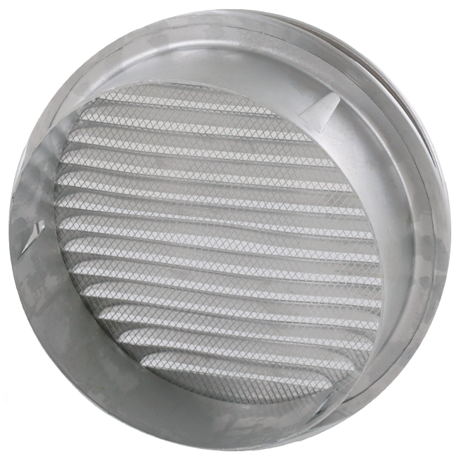 Griglia di ventilazione circolare 250 mm in alluminio - EL-A-R250 ALU