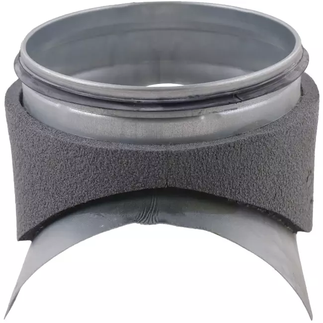 Raccordo a sella Thermoduct 125 mm - 125 mm (90 gradi)