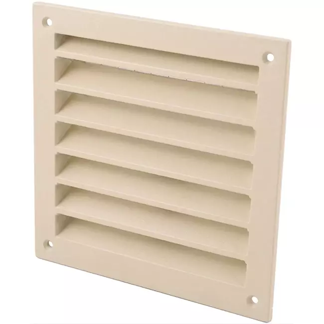 Griglia da parete esterna in alluminio 150x150 mm - RAL 1015