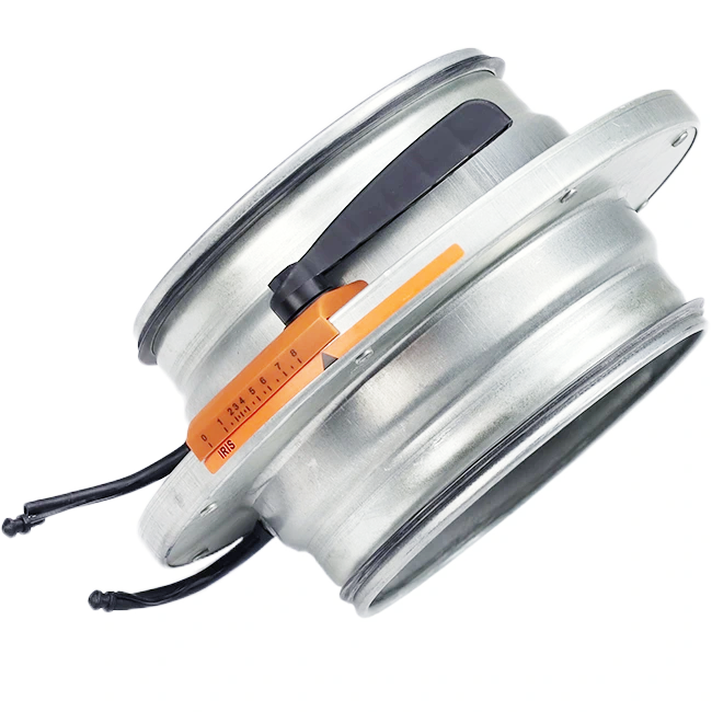 Valvola a iride 150 mm - acciaio inox 316L - IRIS150