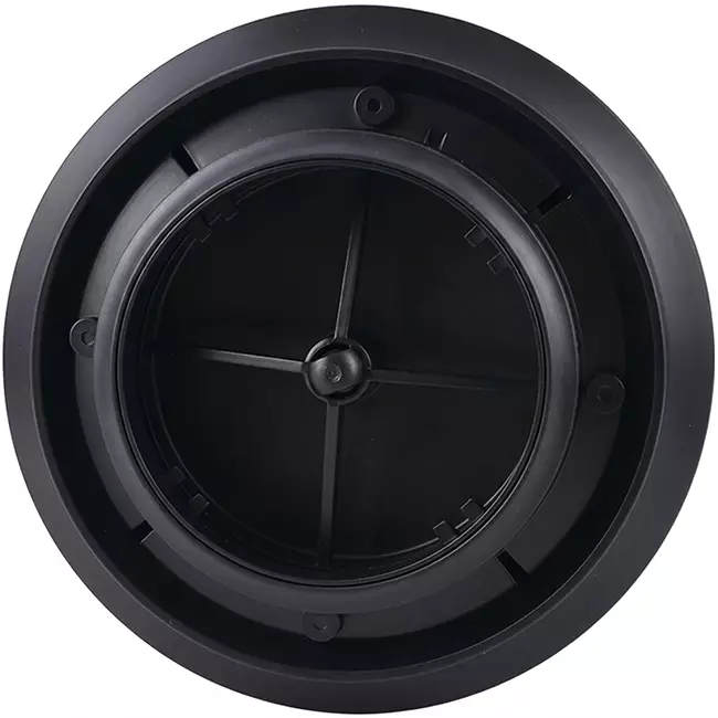 Valvola ClimaConnect Design rotonda Ø 125 mm - nera