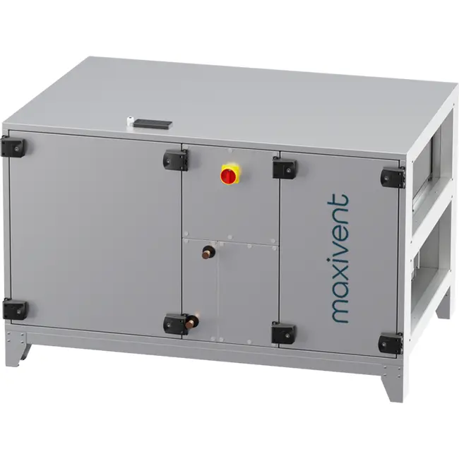 Unità di trattamento aria Maxivent WTW con ruota termica da 1500 m³/h con batteria DX, disposizione orizzontale a sinistra - RHE 1500 H ODJL
