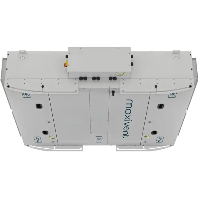 Unità di trattamento aria Maxivent recupero di calore a soffitto con scambiatore in controcorrente 2000 m³/h orizzontale a sinistra - M4020