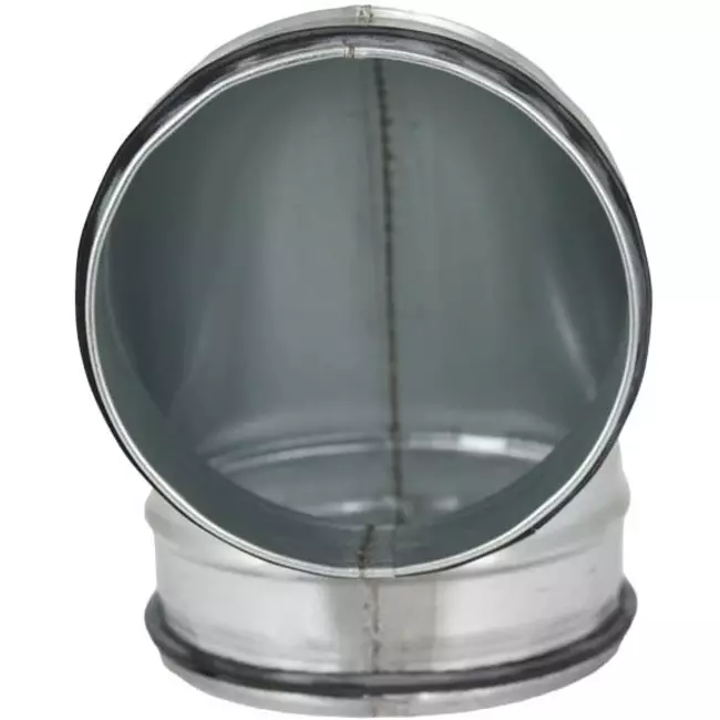 Curva tonda corta spiro 90° Ø 200 mm per tubo spiro