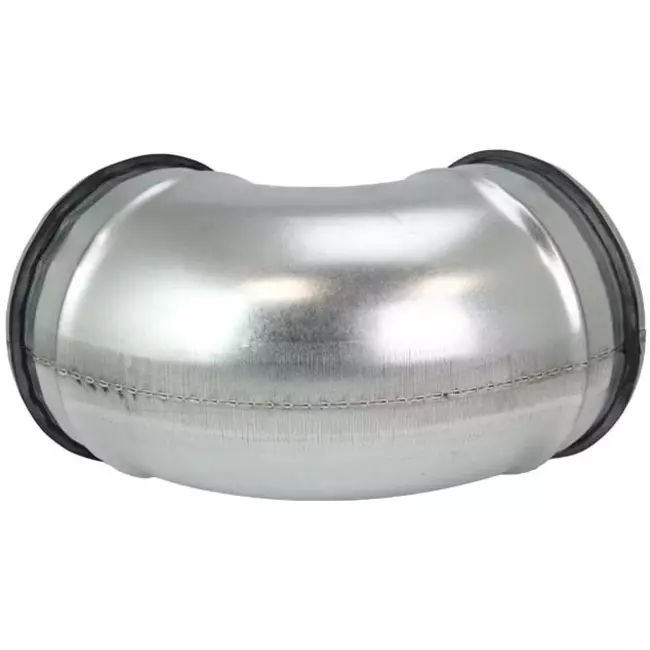 Curva tonda corta spiro 90° Ø 200 mm per tubo spiro