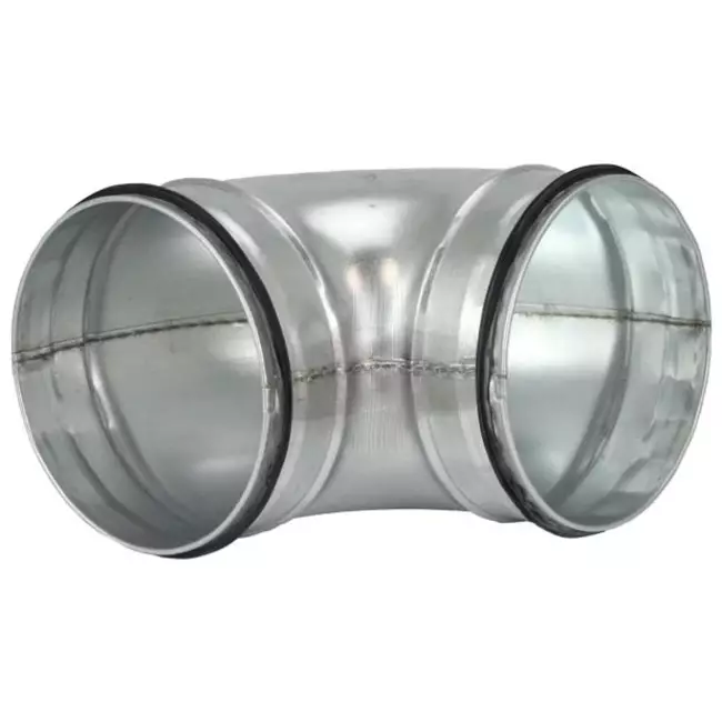 Curva tonda corta spiro 90° Ø 200 mm per tubo spiro