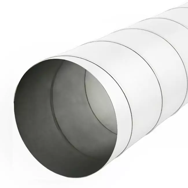 Tubo spiro Ø 100 mm lunghezza 1,5 metri - Zincato - personalizzazione RAL9010