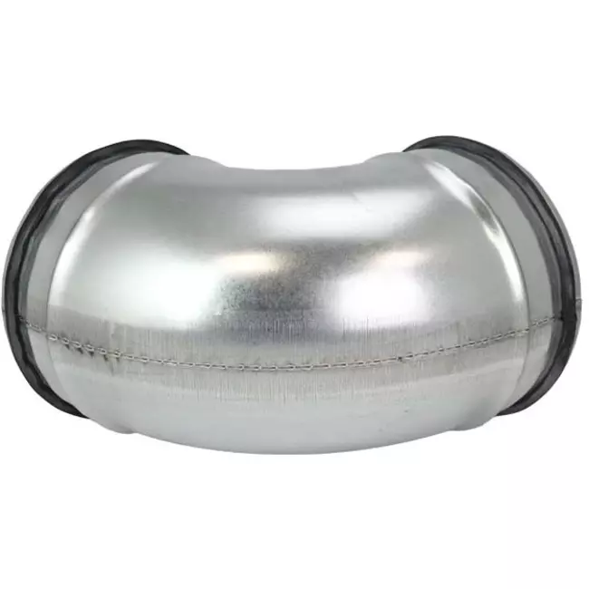 Curva tonda corta spiro 90° Ø 80 mm per tubo spiro