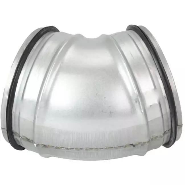 Curva tonda corta spiro 45° Ø 200 mm per tubo spiro
