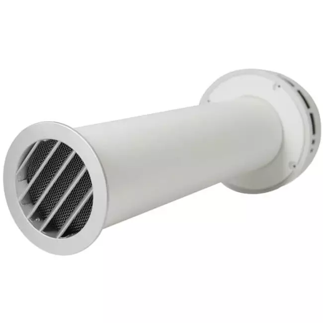 Condotto a muro isolato per una ventilazione naturale Ø100 mm SPK2-100