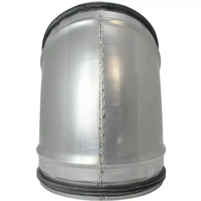 Curva tonda spiro 45° Ø 125 mm per tubo spiro