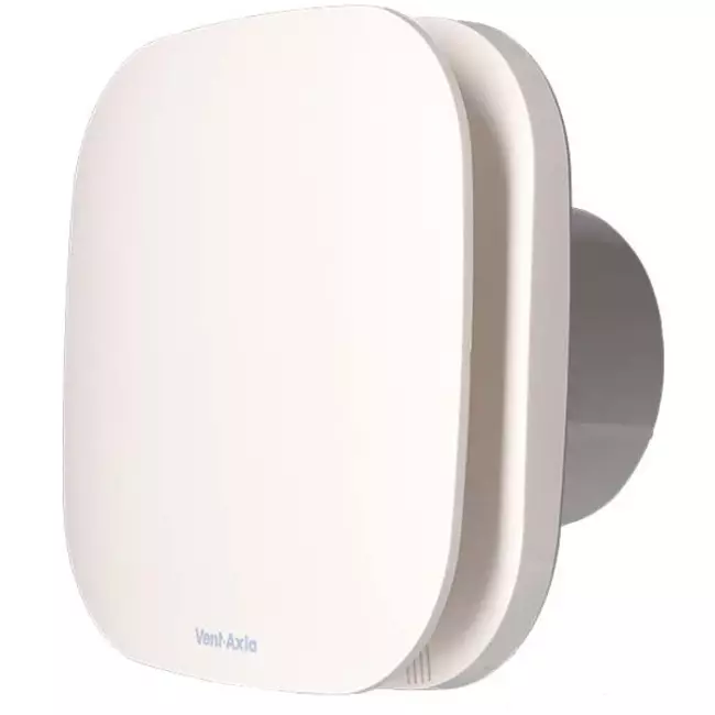 Ventilatore da bagno Supra Design - Con timer e sensore di umidità - Vent Axia - Ø 125 mm - 125HT