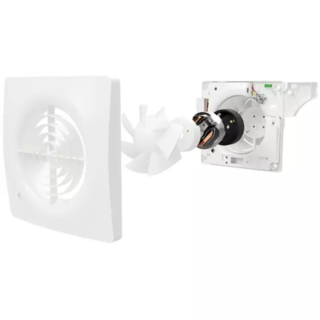 Aspiratore per il bagno Supra con sensore movimento e timer regolabile Ø 100 mm - 100TM