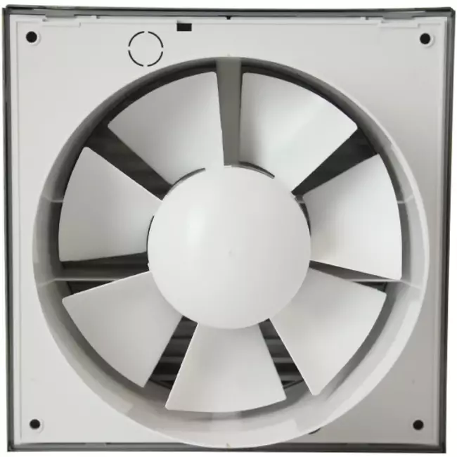 Aspiratore per il bagno Ø 100 mm acciaio inox con timer - Design EET100Ti