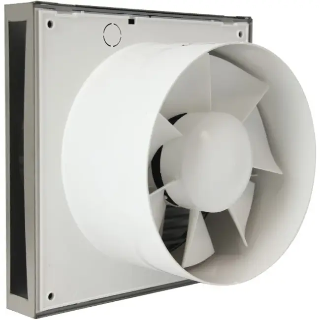 Aspiratore per il bagno Ø 100 mm acciaio inox con timer - Design EET100Ti