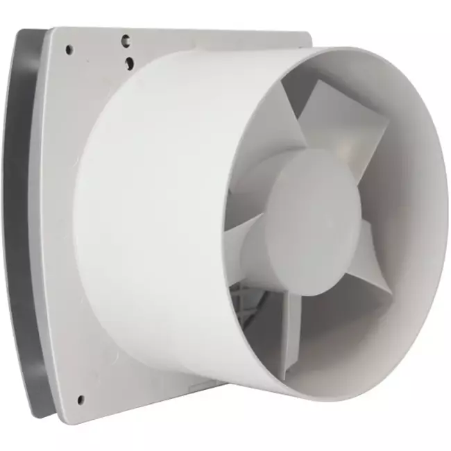 Aspiratore per il bagno Ø 100 mm argento - Design EET100S
