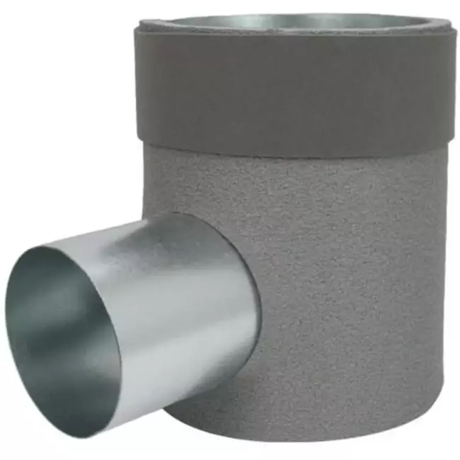 Sifone Thermoduct pour-in diametro 125 mm H=80 mm singolo