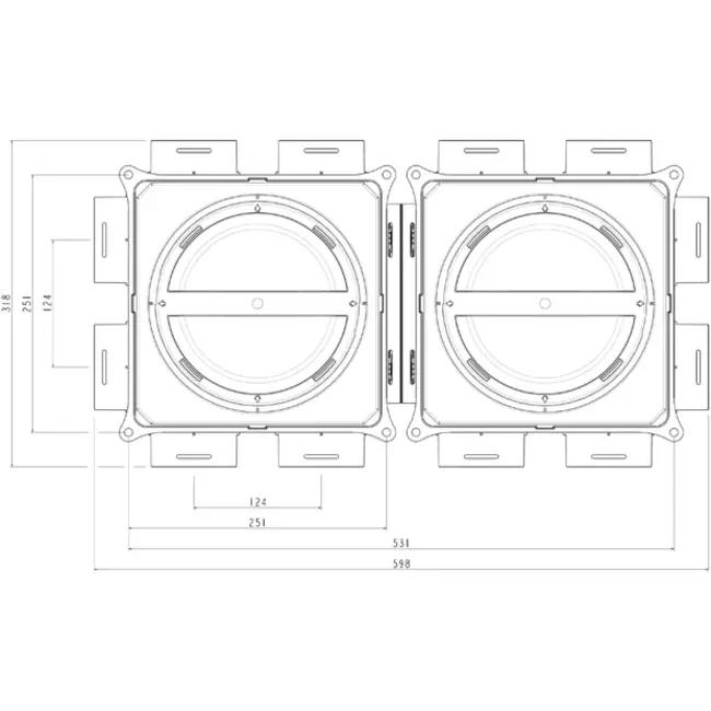 Ubbink scatola di distribuzione aria DBOX212 V180HE