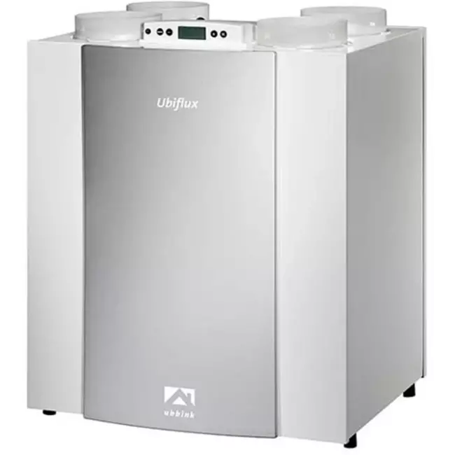 Ubbink ventilazione meccanica con recupero di calore Ubiflux W400 4/0 destro