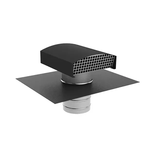 Terminale a tetto Econox CTM Ø 160 mm in alluminio antracite con copertura