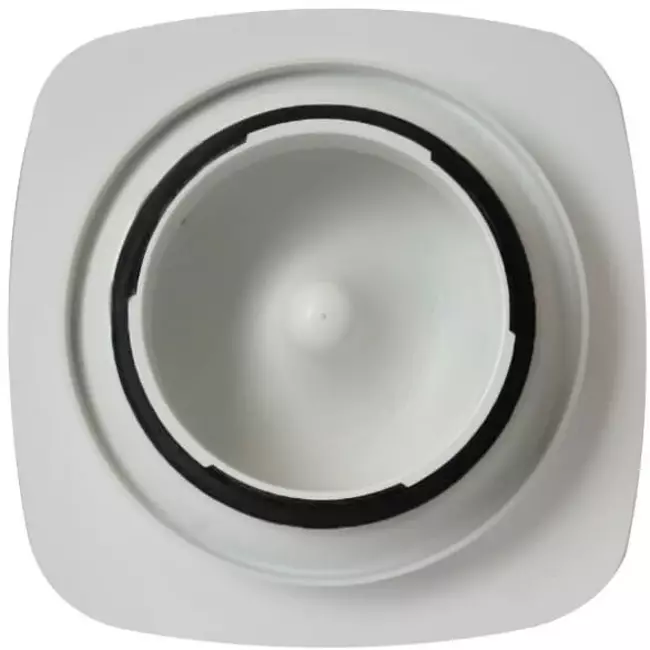 Vent-Axia Uniflexplus RV 125 mm valvola di alimentazione regolabile quadrata - bianco