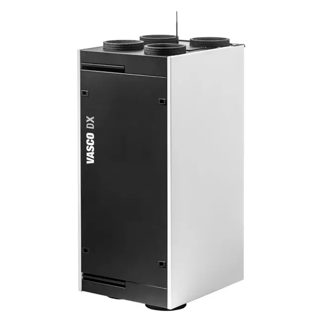 Unità Vasco per sistemi di ventilazione meccanica conb recupero di calore DX5 - 500 m³/h - incluso controllo wireless