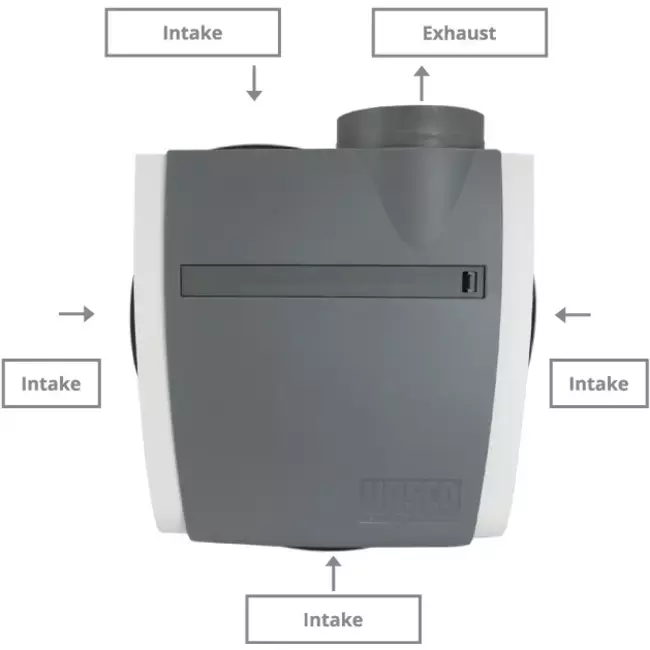 Vasco C400 Basic RF LE 400 m³/h + sensore di umidità