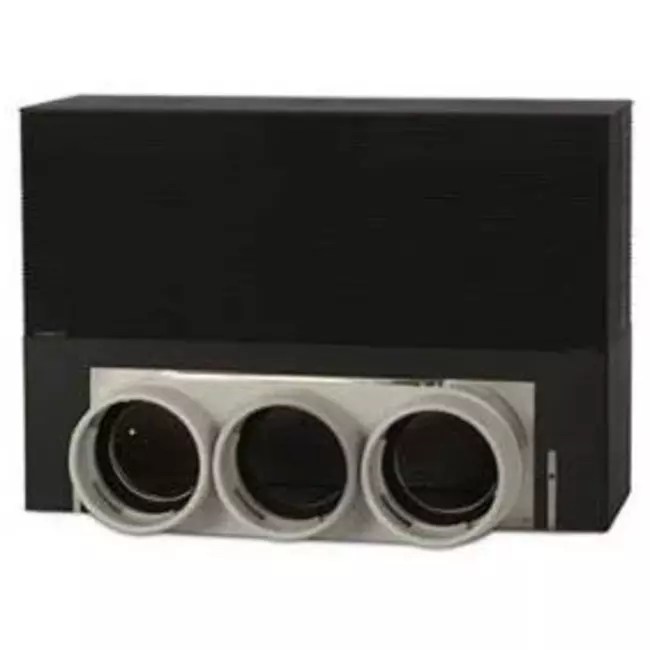 Vent-Axia Uniflexplus alloggiamento a pavimento 3 x Ø69 incl. 2 x Ø69 mm coperchi di tenuta