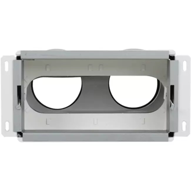 Vent-Axia Uniflexplus collegamenti per parete connessione posteriore 2x Ø90 mm