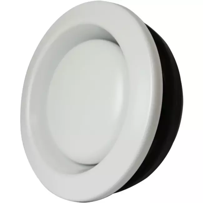Valvola scarico ventilazione Zehnder metallo 125 mm bianca