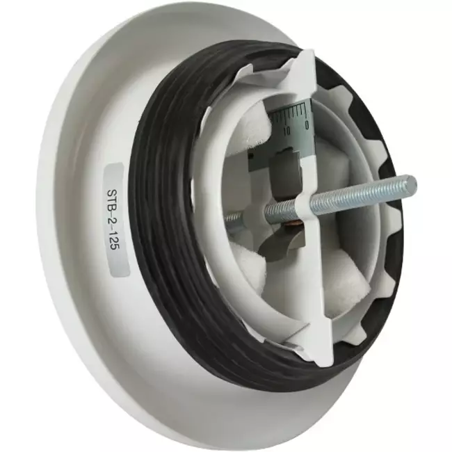 Valvole scarico ventilazione Zehnder metallo 125 mm bianche - STB 1-125
