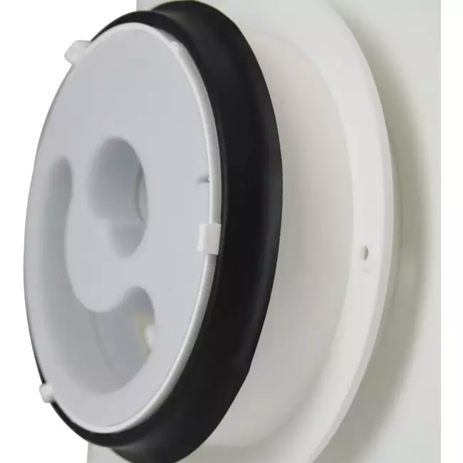 Valvola di design a soffitto o a muro Vasco deluxe quadrata dritta (incl. smiley)