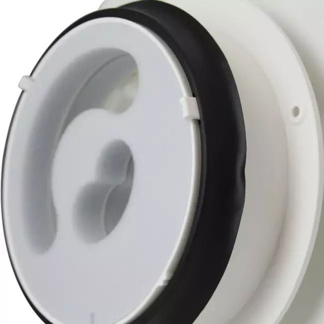 Valvola di design a soffitto o a muro Vasco deluxe tonda (incl. smiley)