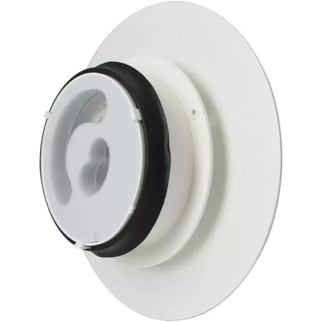 Valvola di design a soffitto o a muro Vasco deluxe tonda (incl. smiley)