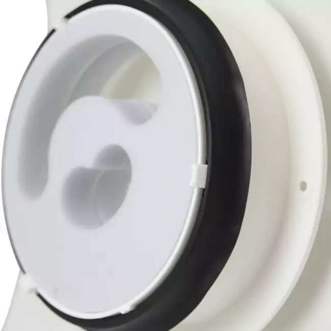 Valvola di design a soffitto o a muro Vasco deluxe quadrata curva (incl. smiley)