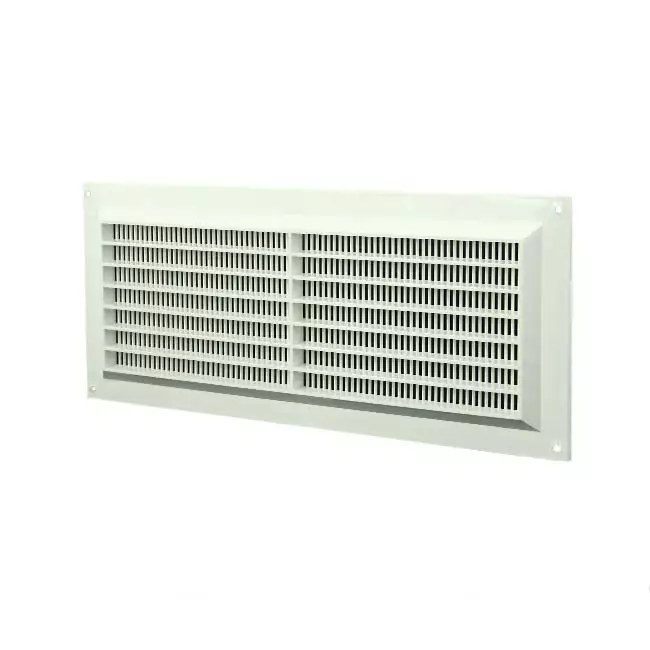 Griglia di aerazione rettangolare con grata 130x300 bianca - VR1330