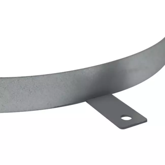 Staffa a pavimento sendzimir zincata Ø 250 mm (245-265)