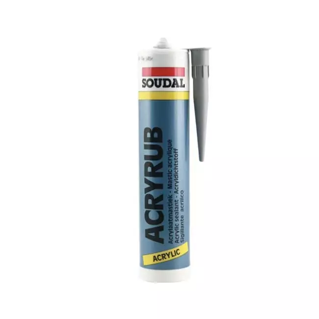 Sigillante per giunti per interni grigio 310 acryrub tubo 310ml. (pezzo)