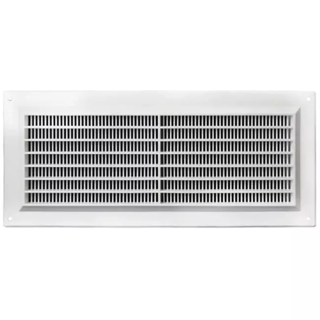 Griglia di aerazione rettangolare con grata 130x300 bianca - VR1330