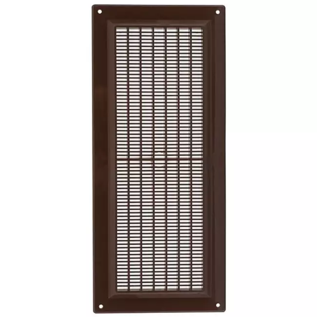 Griglia di aerazione rettangolare con grata 130x300 mm marrone - VR1330B